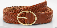 Load image into Gallery viewer, Gevlochten riem met gouden details - My Accessoirent