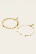 Load image into Gallery viewer, Dames armbanden set muntjes - My Accessoirent
