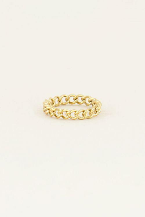 Dames ring kleine schakels - My Accessoirent